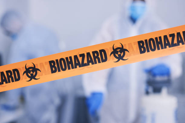 Professional Biohazard Cleanup technician working in Jasper, TX